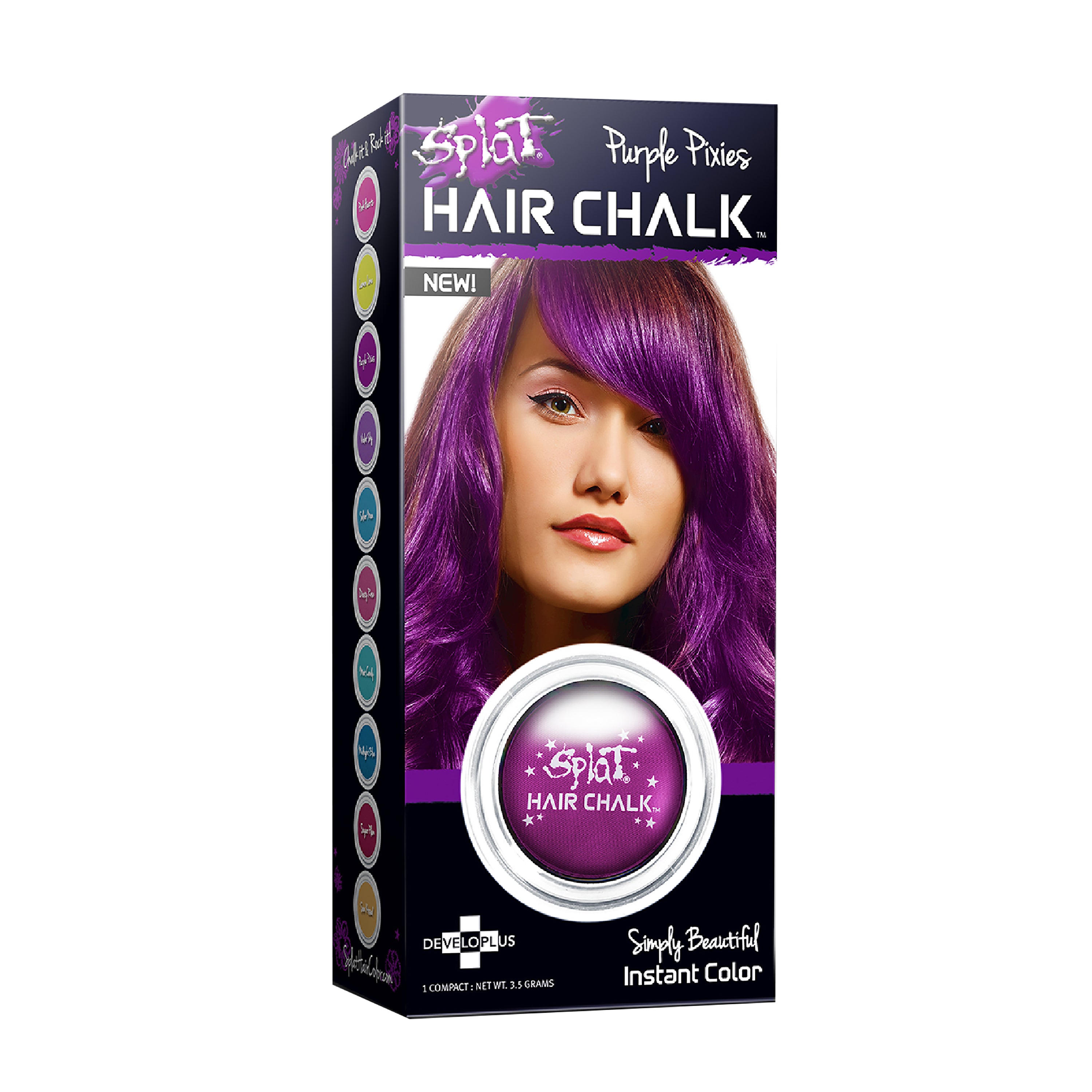 Purple Pixies: Purple Hair Chalk