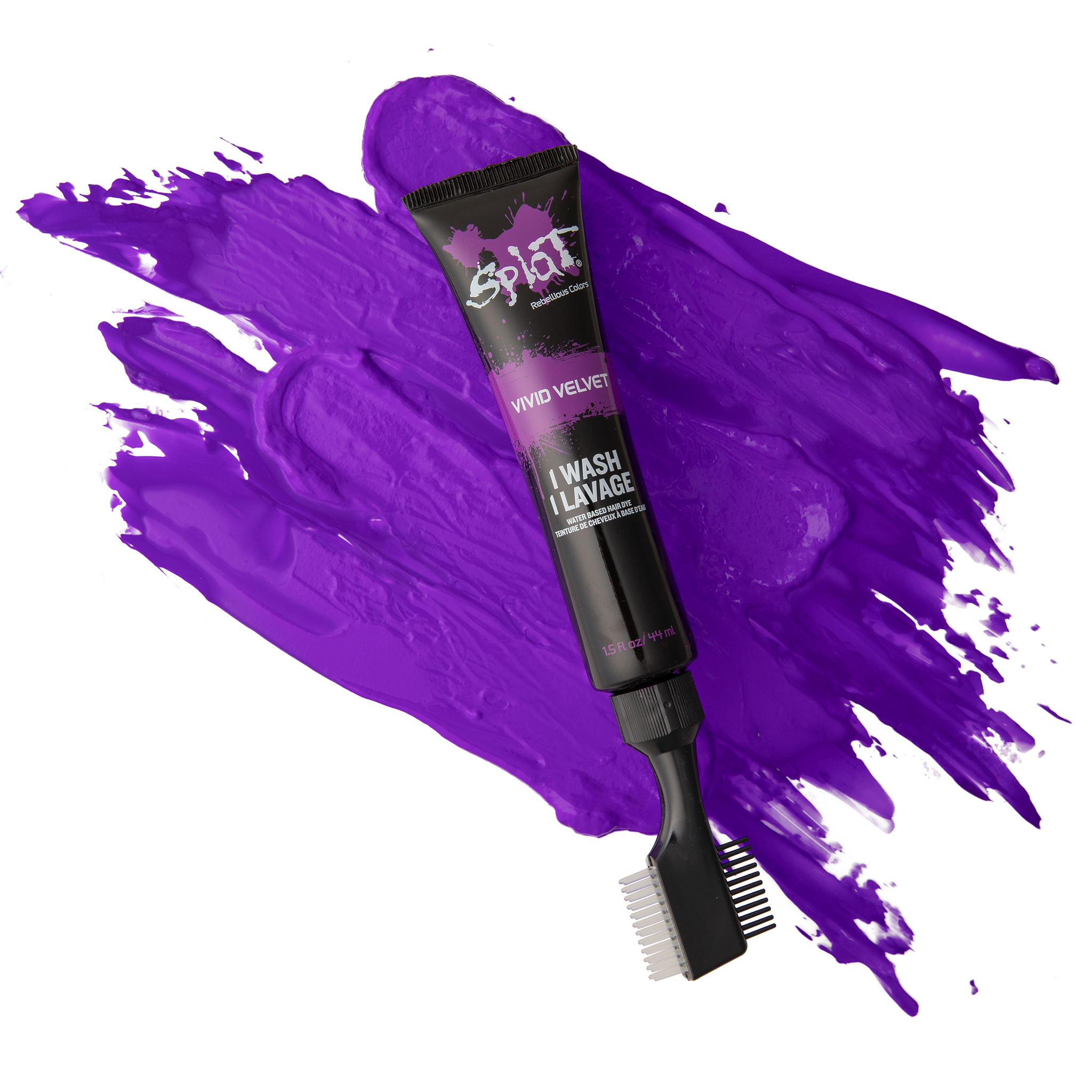 Vivid Velvet: Soft Purple One-Wash Temporary Hair Dye