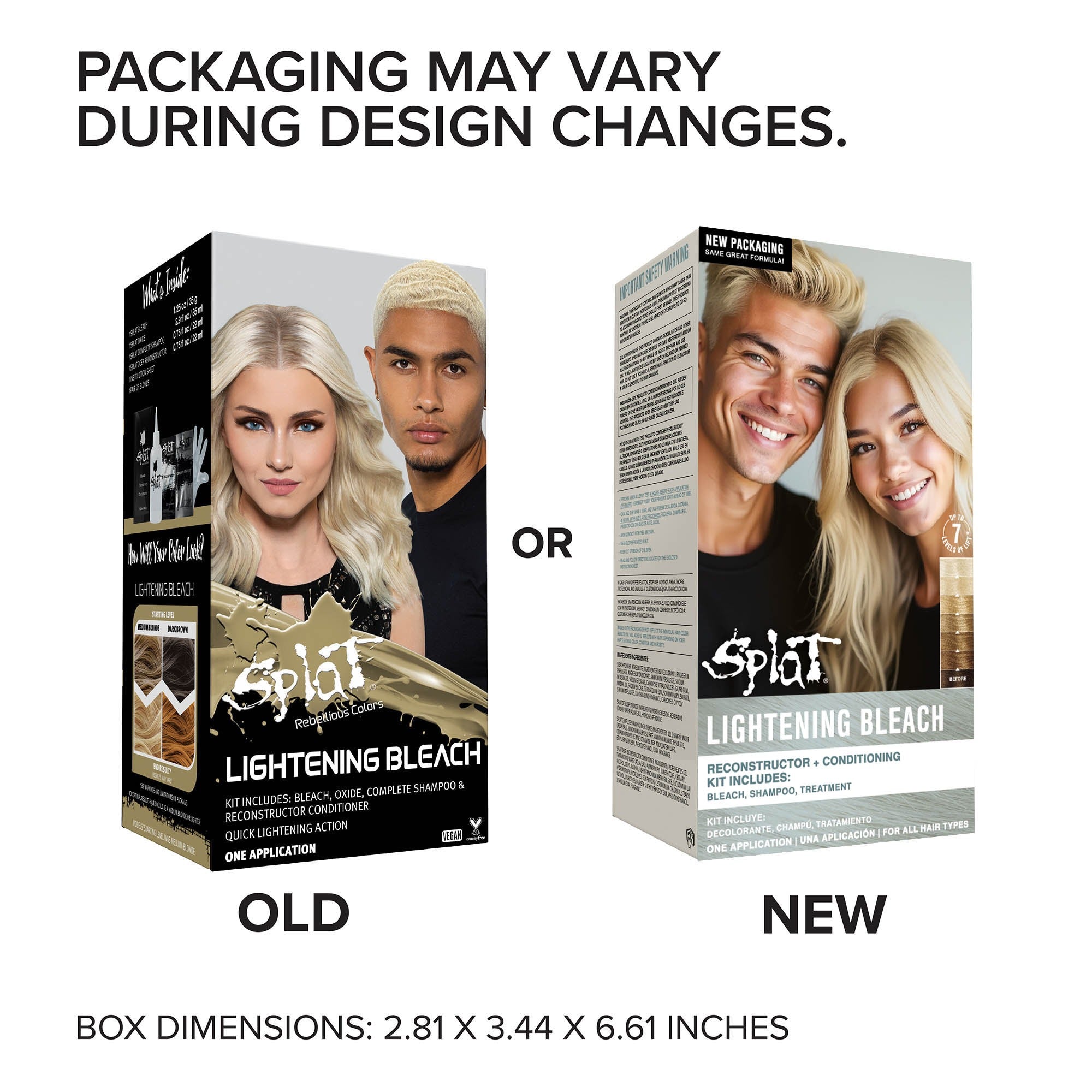 Lightening Bleach: Original Hair Bleach Complete Kit | Splat Hair Color