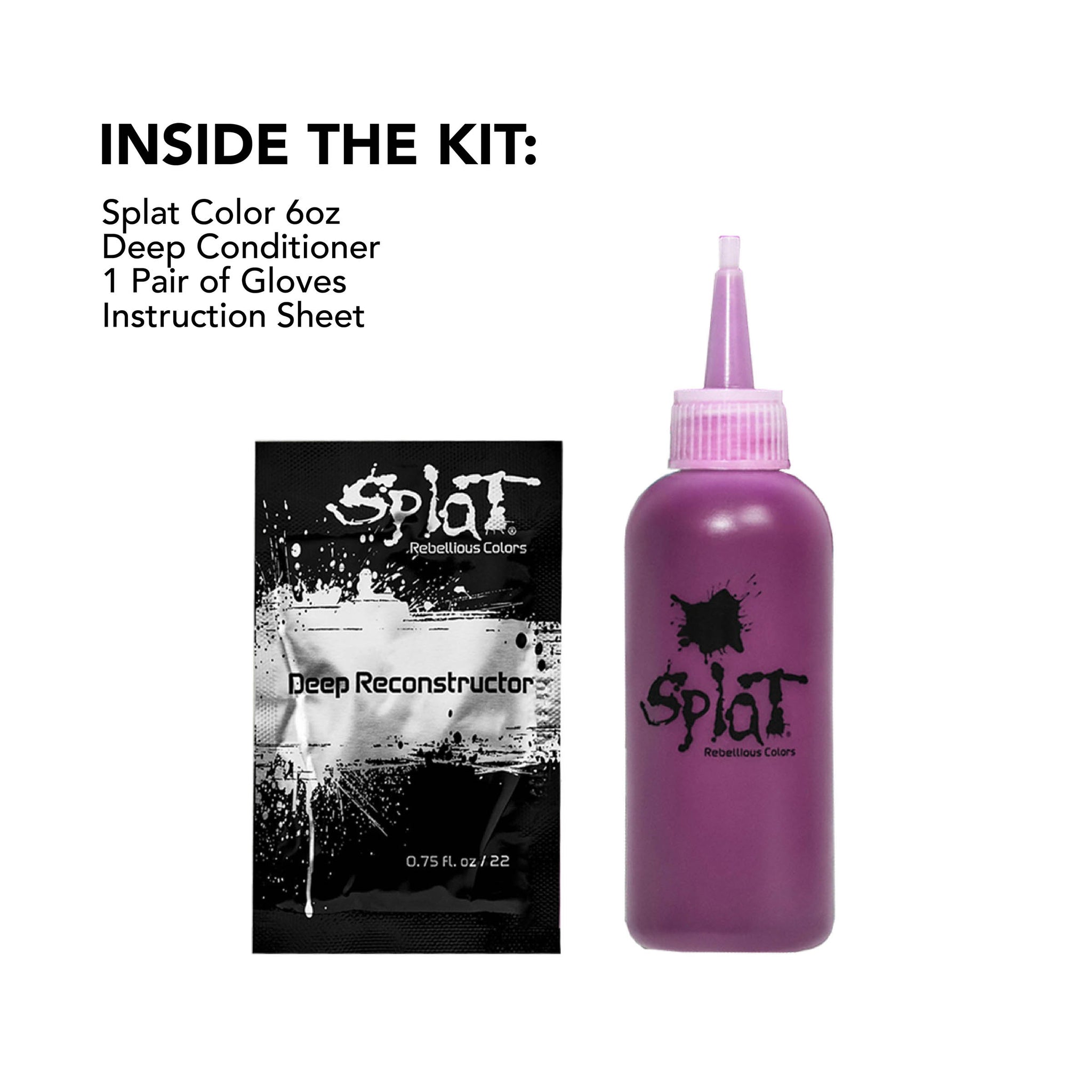 Midnight Claret No Bleach Burgundy (Claret) Semi-Permanent Hair Dye Kit