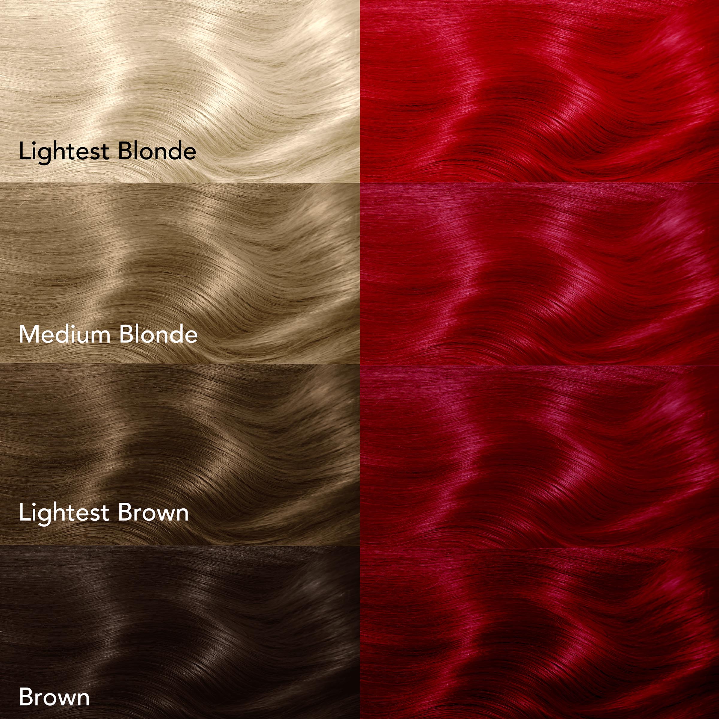 Rased Color Splat Red Hair Dye Color Shades | Splat Hair Color