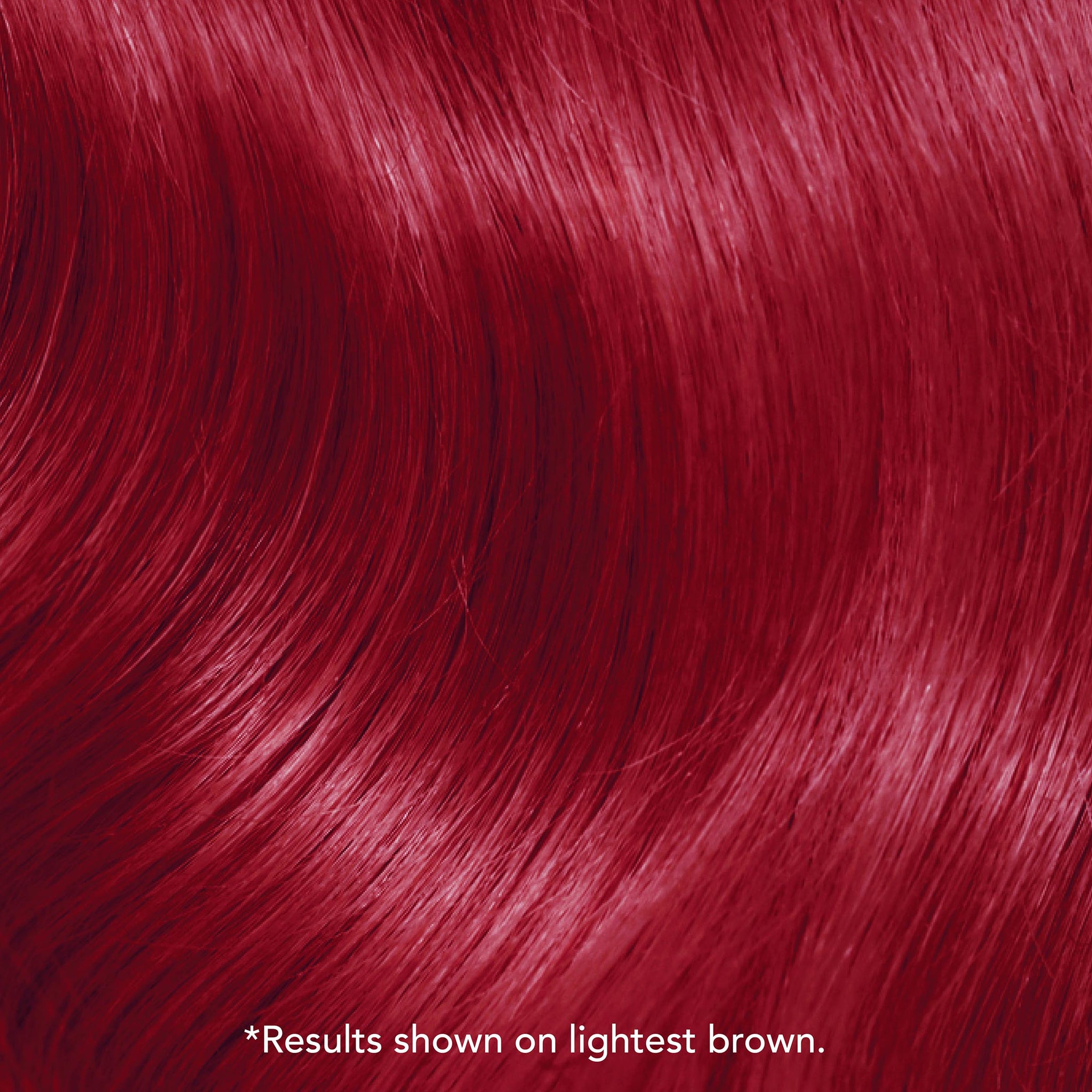 Midnight Scarlet No Bleach Red Semi-Permanent Hair Dye Kit