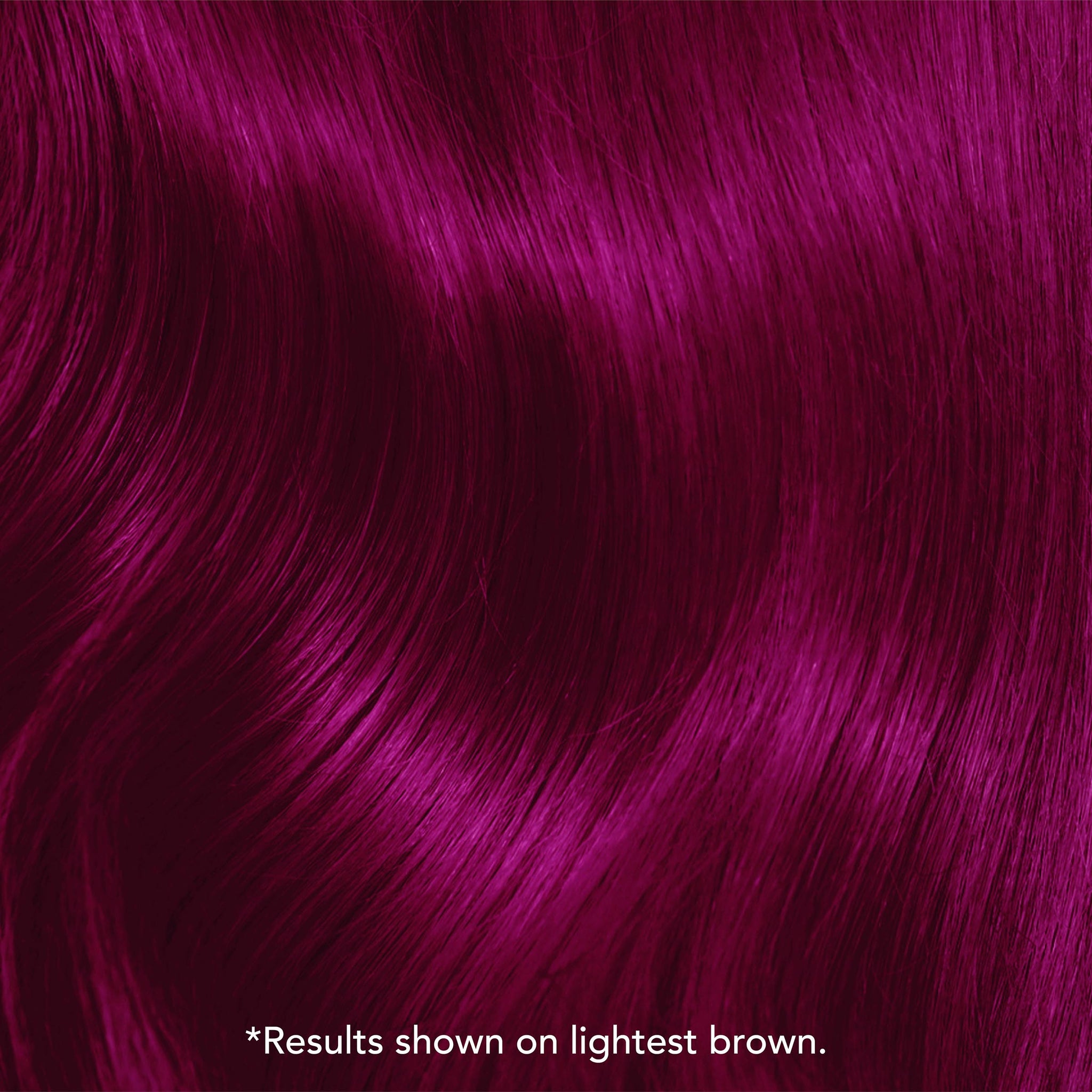 Midnight Magenta No Bleach Pink Semi-Permanent Hair Dye Kit