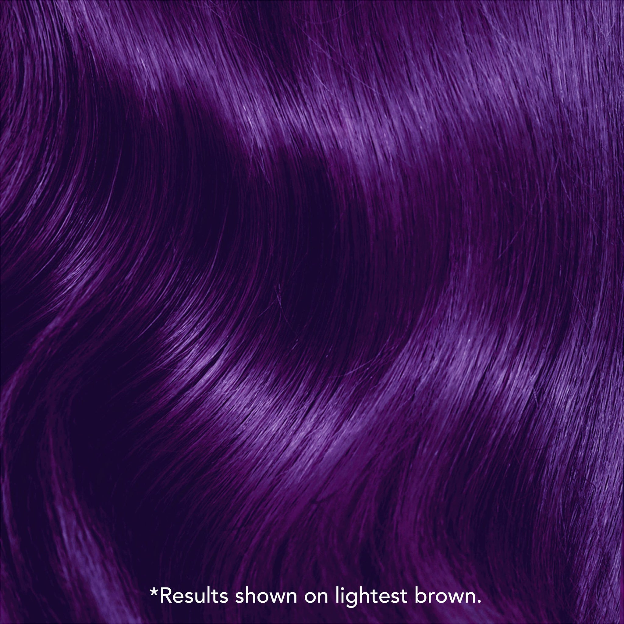 Midnight Tanzanite No Bleach Dark Purple Semi-Permanent Hair Dye Kit