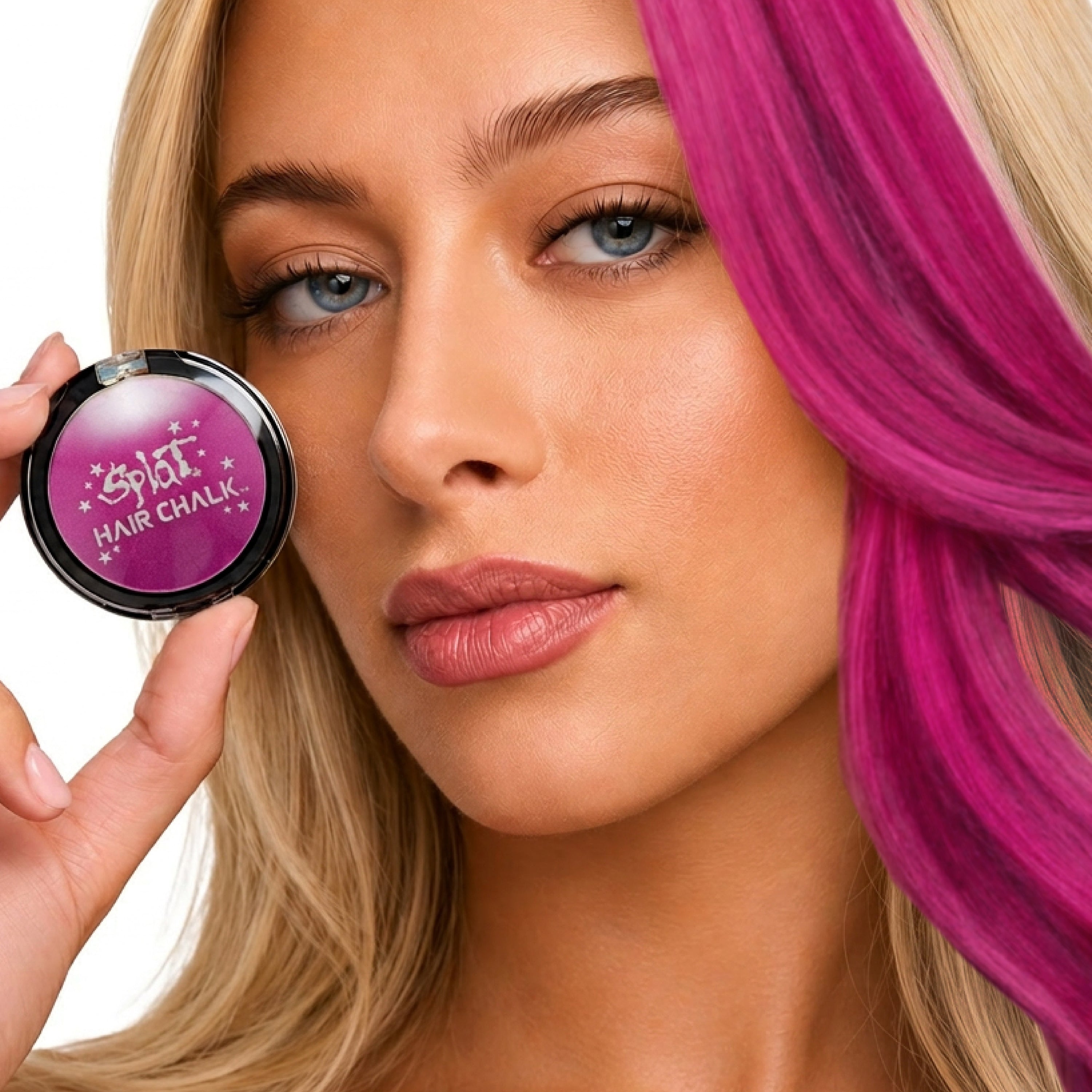 Pink Hearts: Pink Hair Chalk