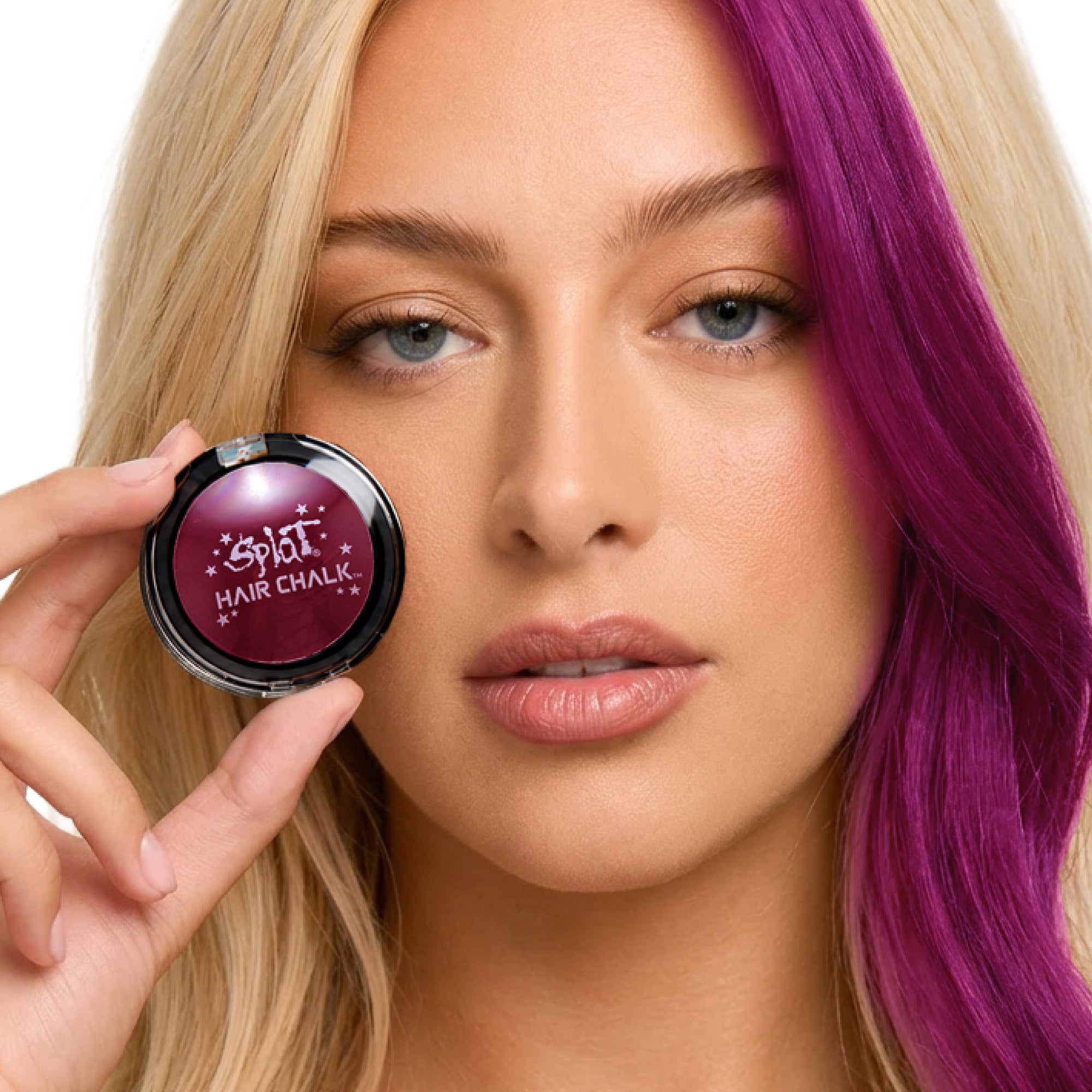 Ciruela de azúcar: tiza para el cabello de ciruela