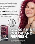 Splat ColorShine Demi-Permanent Hair Color:  7R Red Velvet Latte