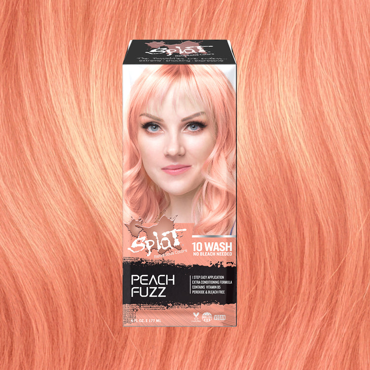 Peach Fuzz: Peach Semi Permanent Hair Dye