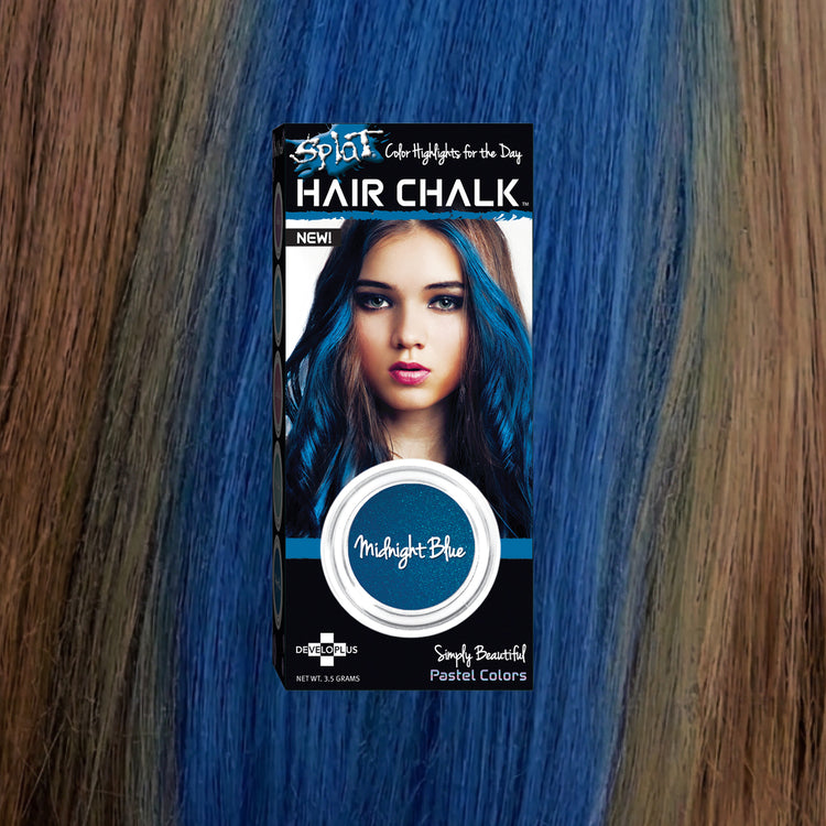 Midnight Blue: Blue Hair Chalk