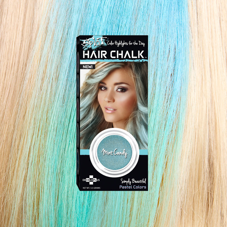 Mint Candy: Teal Hair Chalk