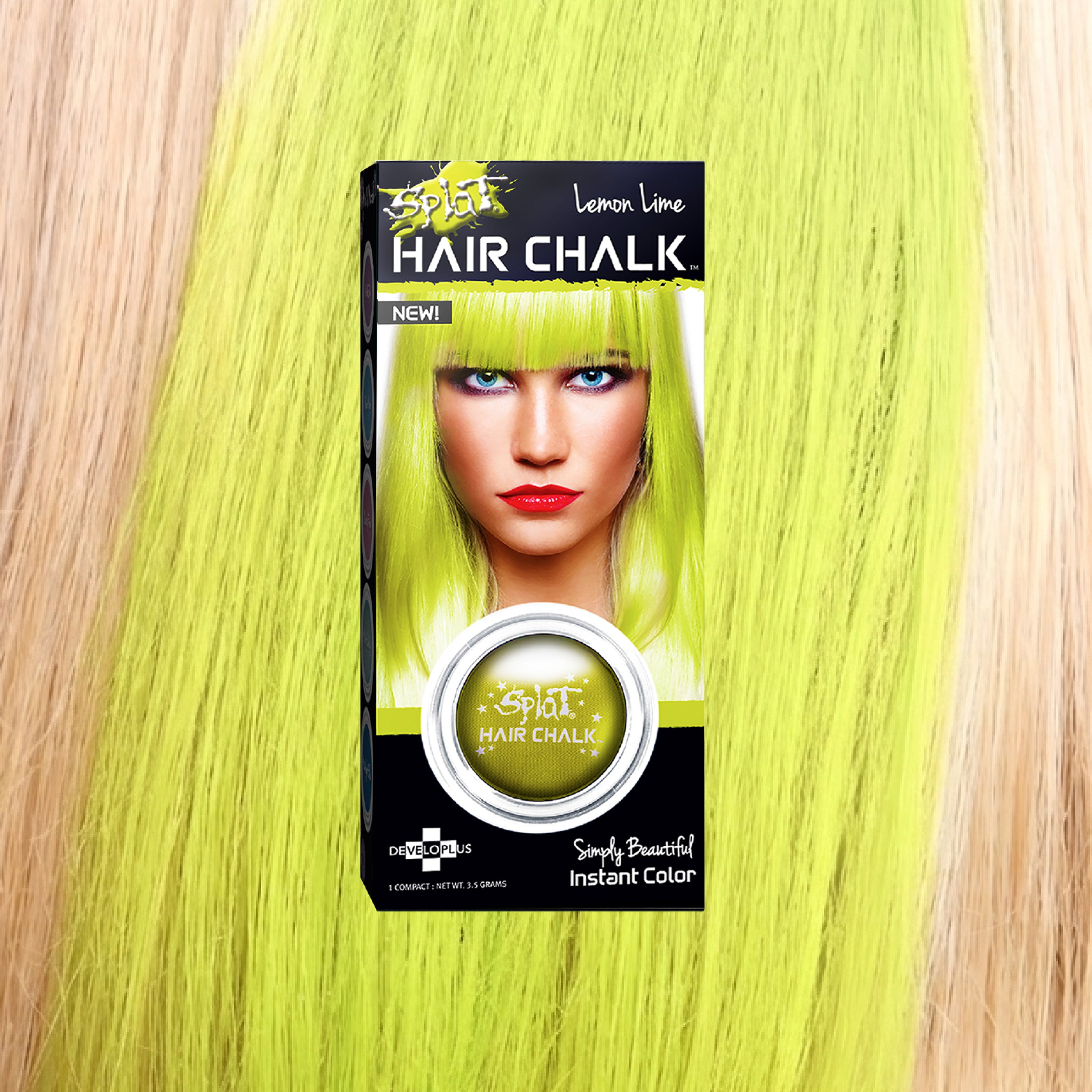 Lemon Lime: Lime Green Hair Chalk