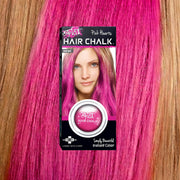 Corazones rosados: tiza para el cabello rosa