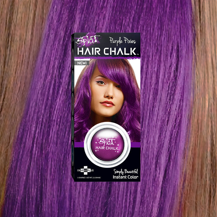 Purple Pixies: Purple Hair Chalk