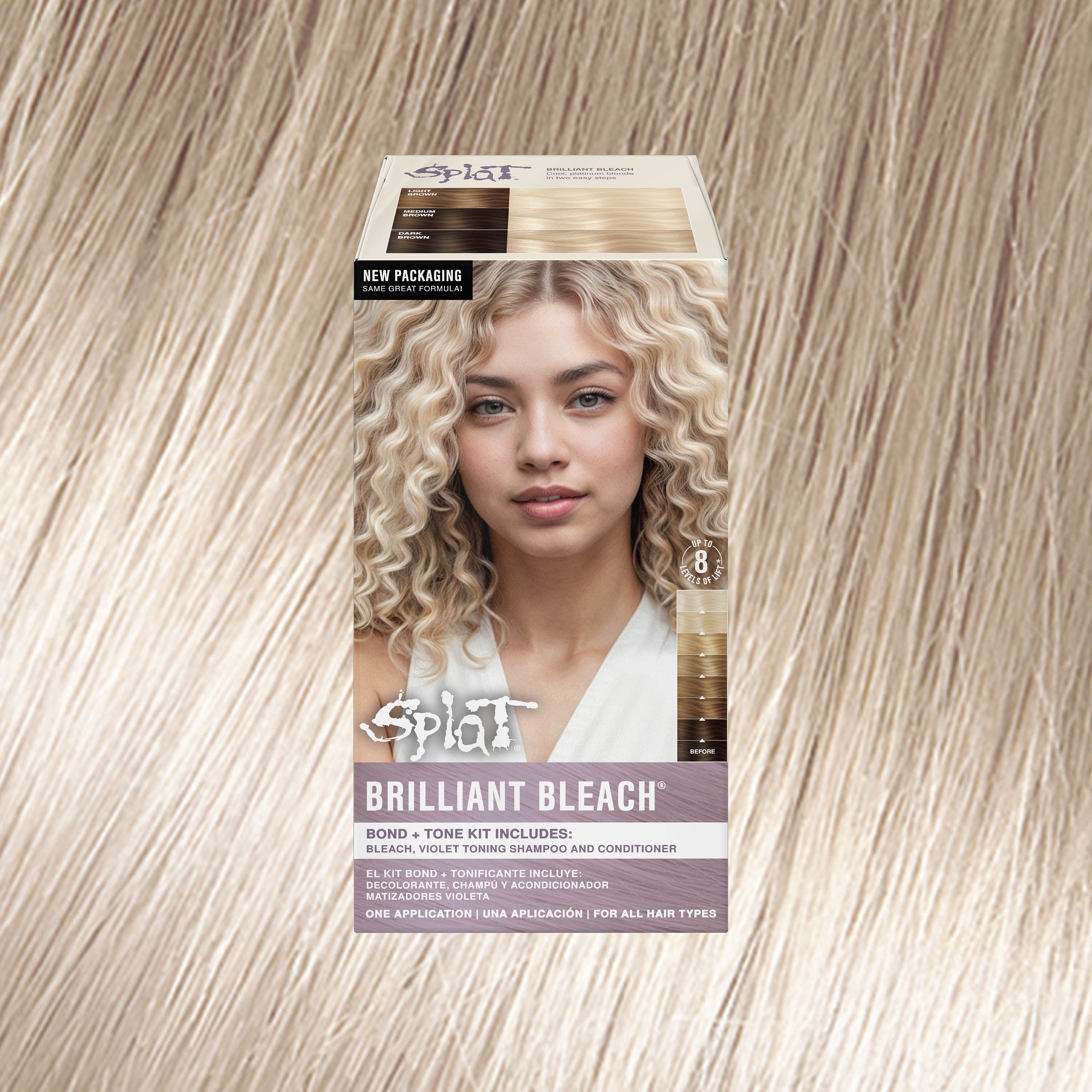 Bleach Color:blue Brilliant Bleach Kit - Hair Bleach โ Splat Hair Color