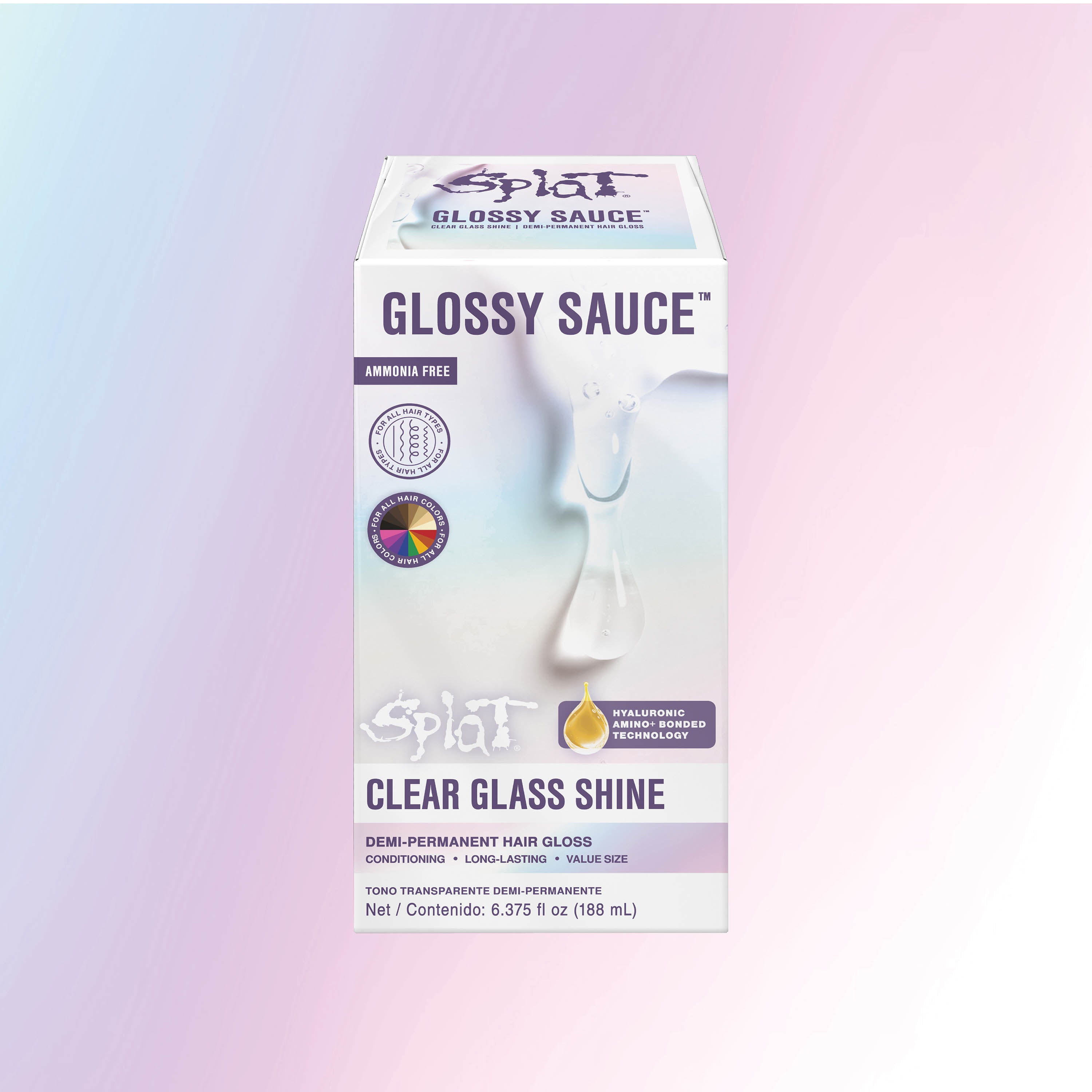 Splat Glossy Sauce™ Demi-Permanent Clear Hair Gloss