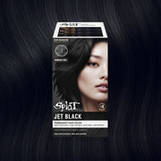 Jet Black Permanent Hair Dye Complete Kit