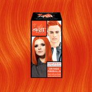 Orange Fireballs: Original Fire Orange Semi-Permanent Hair Dye Complete Kit with Bleach