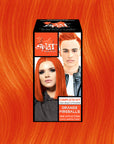 Orange Fireballs: Original Fire Orange Semi-Permanent Hair Dye Complete Kit with Bleach