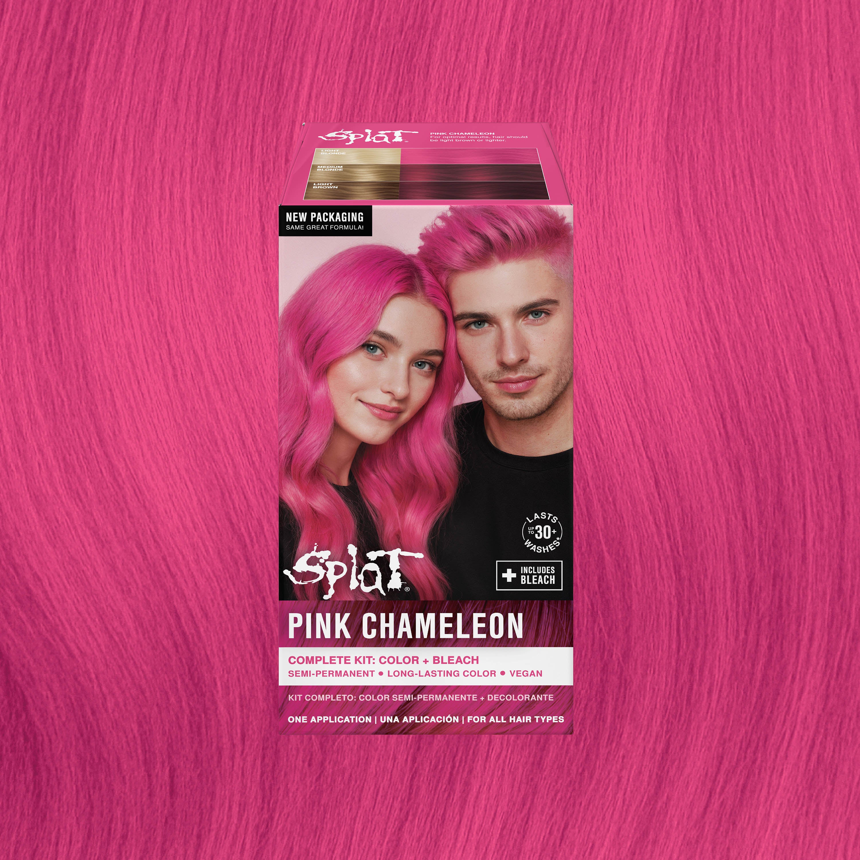 Splat Complete Kit Pink Chameleon – Pink Semi-Permanent Hair Color