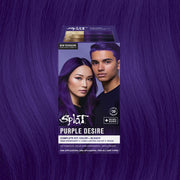 Kit completo original con decolorante y coloración semipermanente - Purple Desire