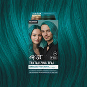 Tantalizing Teal: Original Teal Semi-Permanent Hair Dye Complete Kit with Bleach