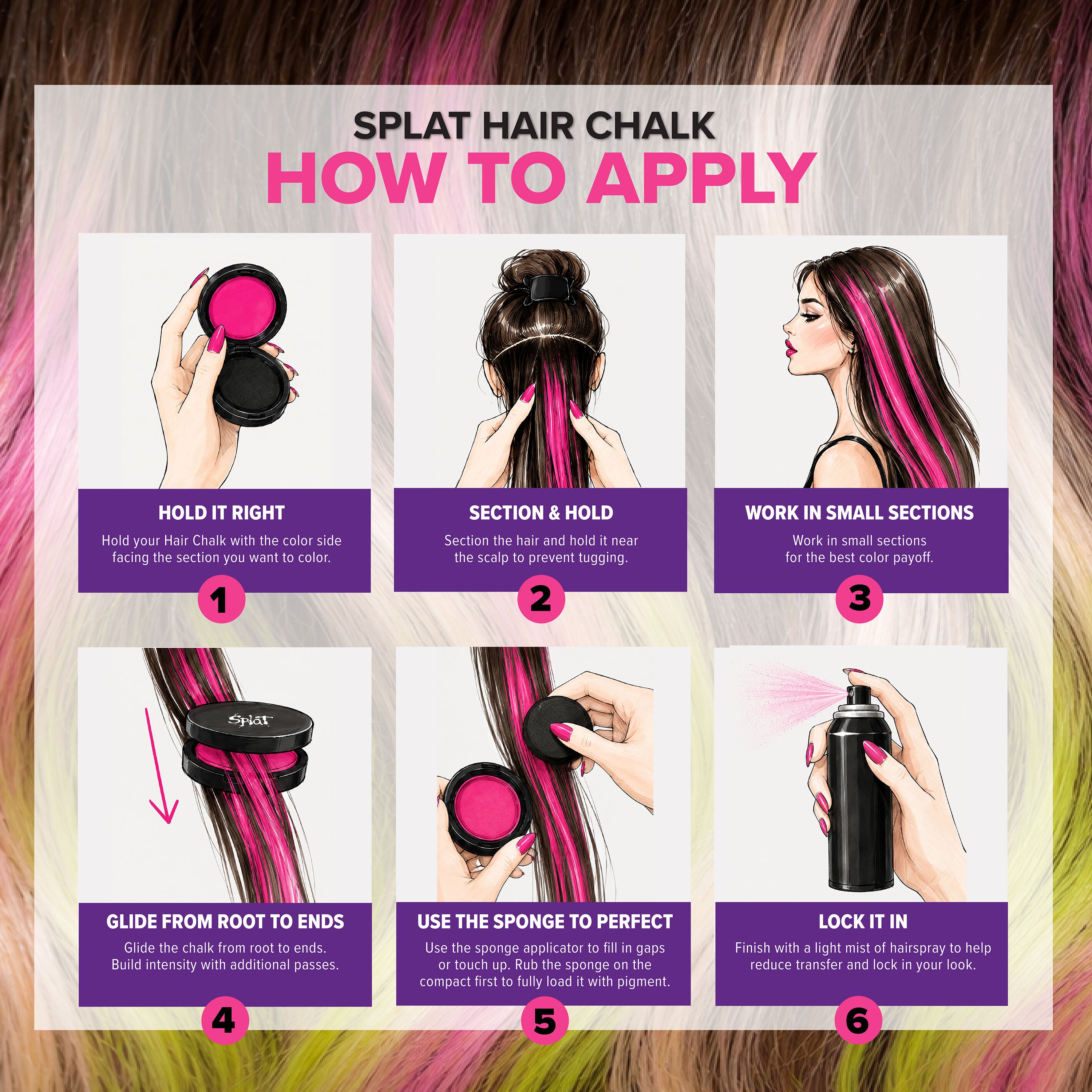 Violet Sky: Violet Hair Chalk