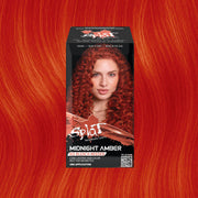 Midnight: Amber No Bleach Red Semi-Permanent Hair Dye Kit