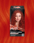Midnight: Amber No Bleach Red Semi-Permanent Hair Dye Kit