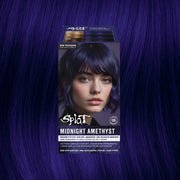Midnight Amethyst No Bleach Purple Semi-Permanent Hair Dye Kit