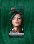 Midnight Jade No Bleach Green Semi-Permanent Hair Dye Kit