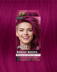 Midnight Magenta No Bleach Pink Semi-Permanent Hair Dye Kit