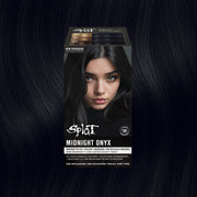Midnight Onyx No Bleach Black Semi-Permanent Hair Dye Kit