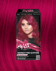 Kit de tinte capilar semipermanente rosa medianoche sin decolorante zafiro rosa medianoche