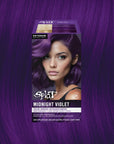 Kit de tinte capilar semipermanente violeta sin lejía Midnight Violet