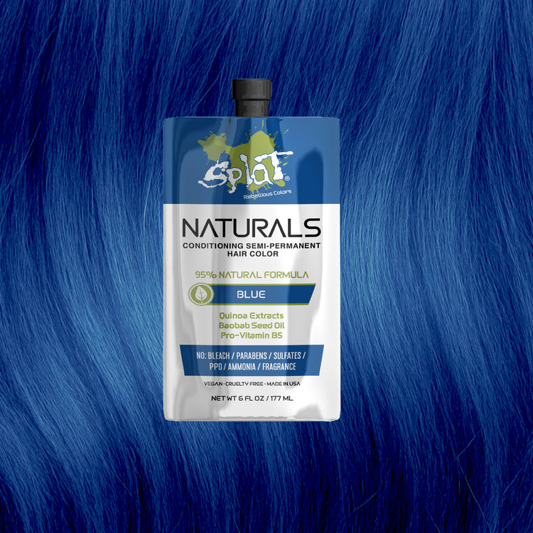 Naturals: Vegan Semi-Permanent Hair Dyes - Blue