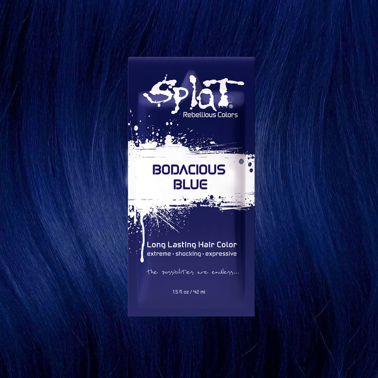 Singles Bodacious Blue: Bold Blue Semi-Permanent Liquid Hair Dye