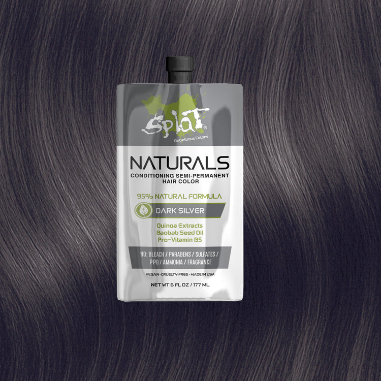 Naturals: Vegan Semi-Permanent Hair Dyes - Dark Silver