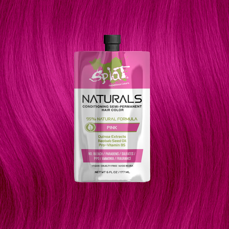 Naturals: Vegan Semi-Permanent Hair Dyes - Pink
