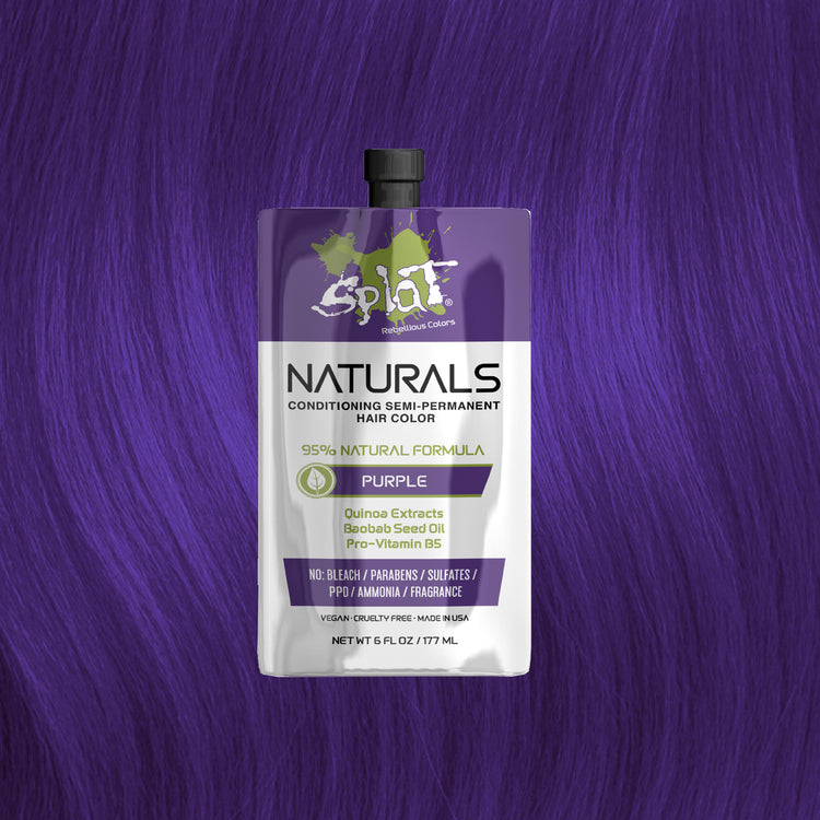 Naturals: Vegan Semi-Permanent Hair Dyes - Purple