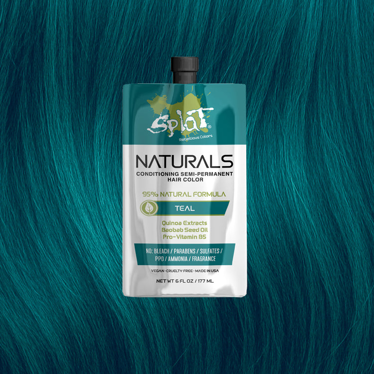 Naturals: Vegan Semi-Permanent Hair Dyes - Teal