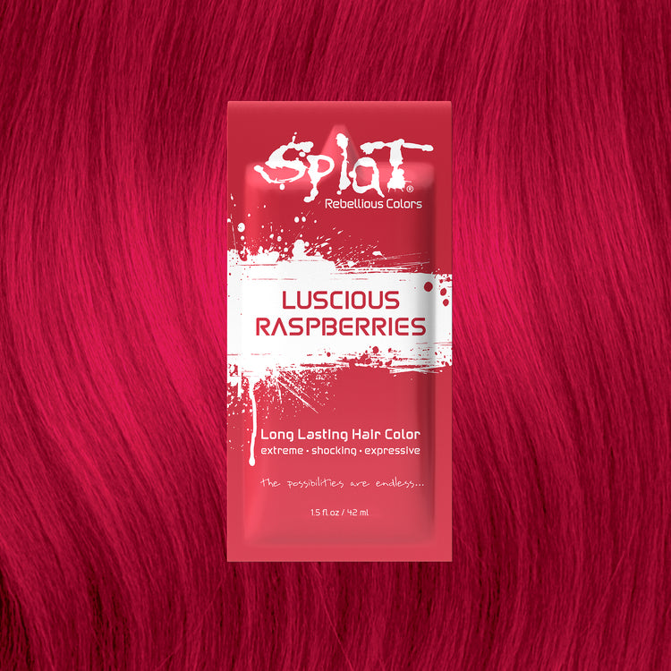 Color de cabello líquido semipermanente, 1.5 oz. – (Deliciosas frambuesas)