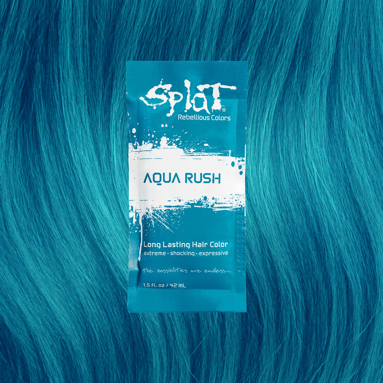 Singles Aqua Blue: Blue Semi-Permanent Liquid Hair Dye