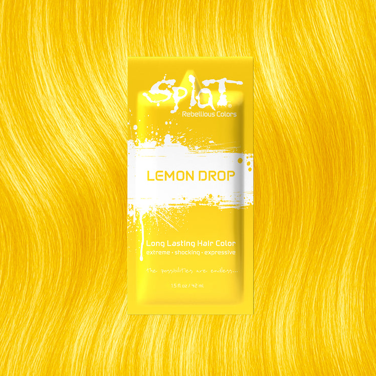 Singles Lemon Drop: Yellow Semi-Permanent Liquid Hair Dye