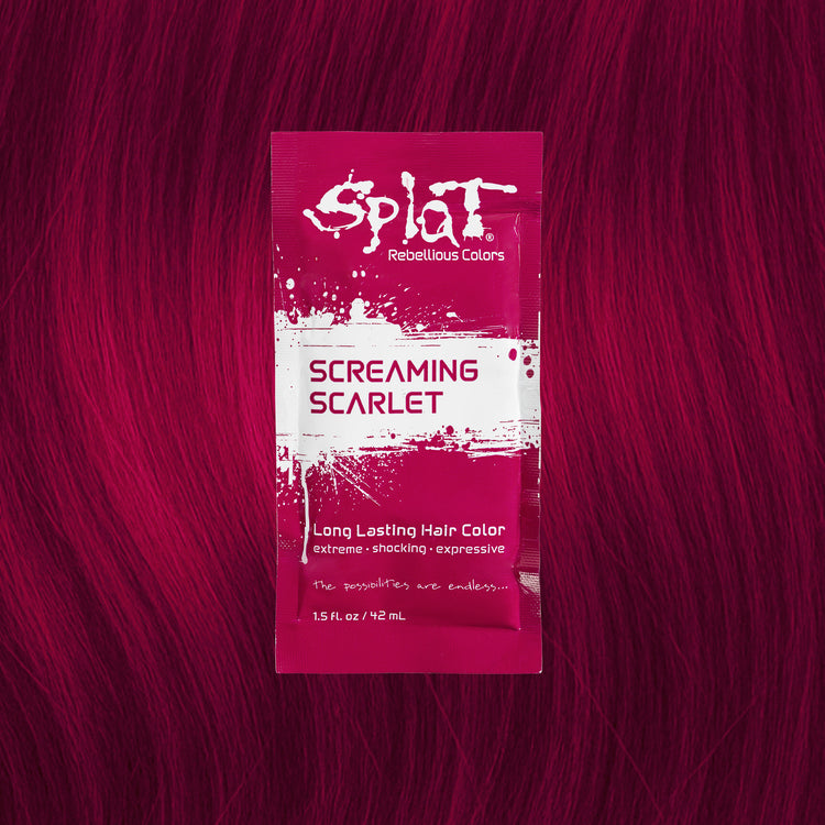 Singles Screaming Scarlet: Scarlet Red Semi-Permanent Liquid Hair Dye