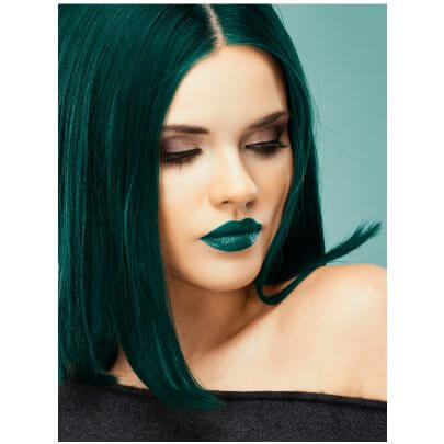Splat Original Complete Kit with Bleach and Emerald Green Semi-Permanent Hair Color  - Deep Emerald