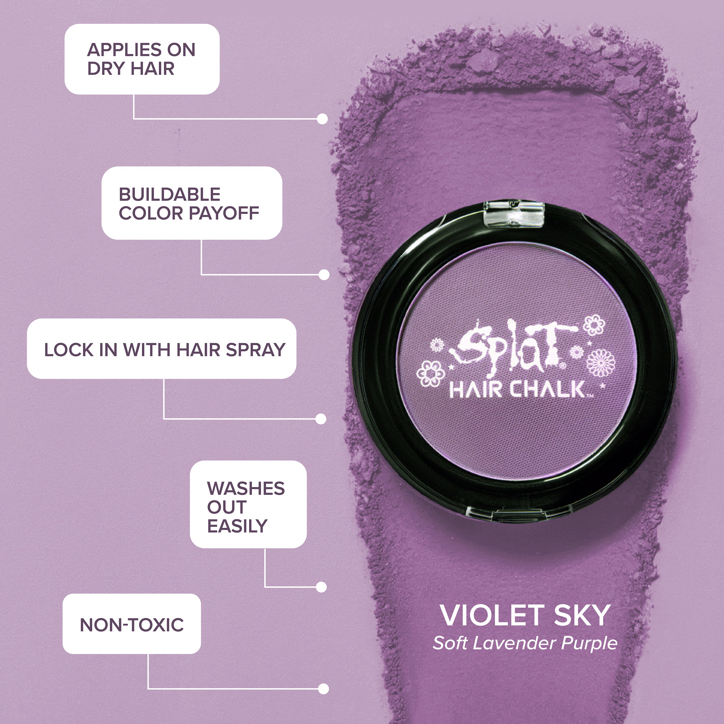 Violet Sky: Violet Hair Chalk