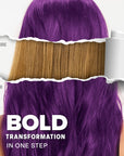 Midnight Violet No Bleach Violet Semi-Permanent Hair Dye Kit
