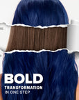 Midnight Indigo No Bleach Purple Semi-Permanent Hair Dye Kit