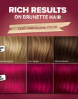 Midnight Ruby No Bleach Kit de tinte capilar semipermanente rojo oscuro