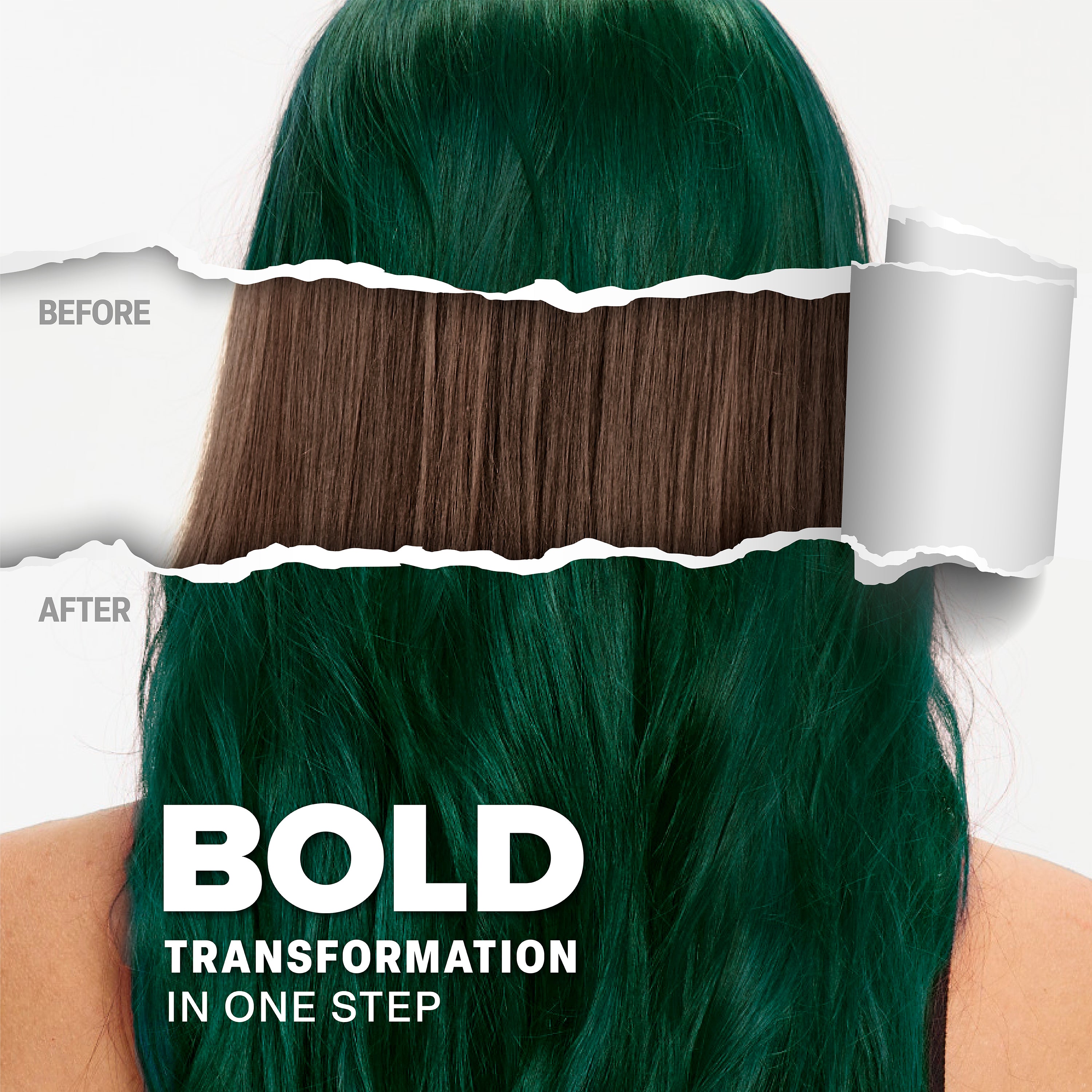 Midnight Jade No Bleach Green Semi-Permanent Hair Dye Kit